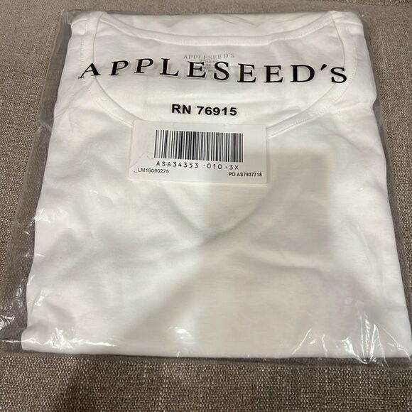 NEW Appleseeds Coastal Cotton Scoopneck Tank 3X - Picture 2 of 3